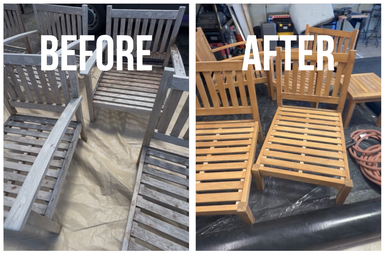 teak chair restoration in baltimore